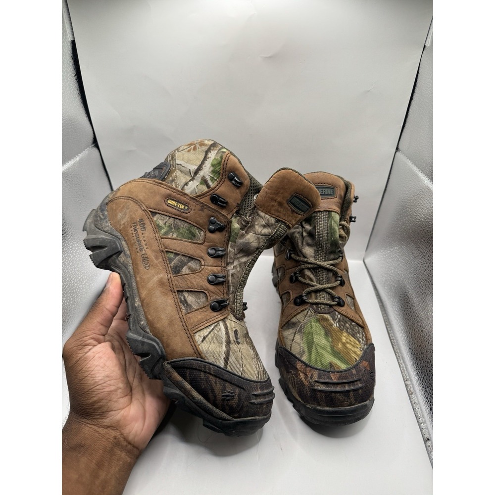 Wolverine Ridgeline Xtreme Gore-Tex 400g Thinsulate Camo Hunting Boots Mens 8M